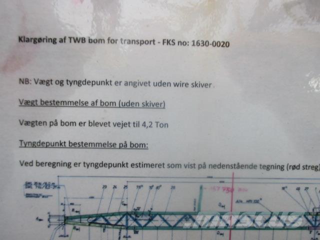  Kran bom SWL 20 ton Delovi i oprema za kran