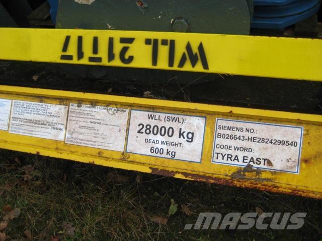  Løfteåg 21 ton - ubrugt Delovi i oprema za kran