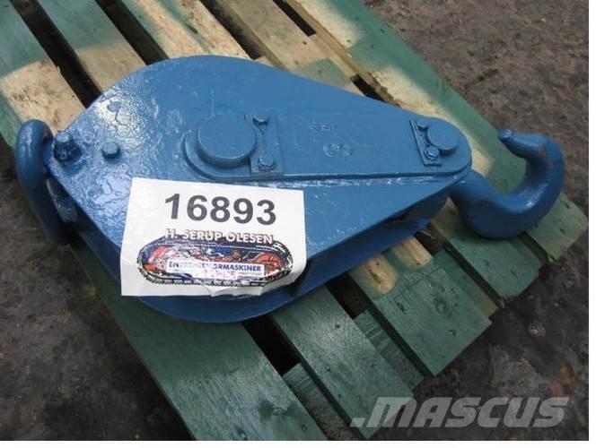  Løftekrog - 3 ton - 1 wirehjul Delovi i oprema za kran