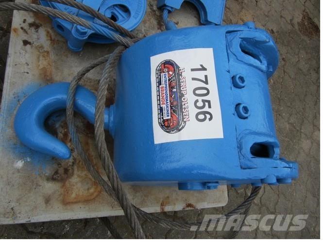  Løftekrog med 2 wirehjul Delovi i oprema za kran