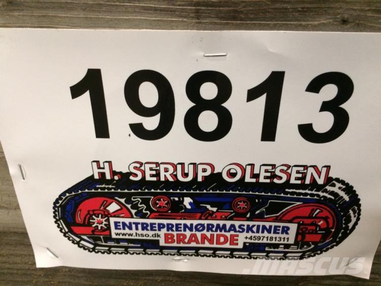  Pladeklør, diverse 1 palle Delovi i oprema za kran