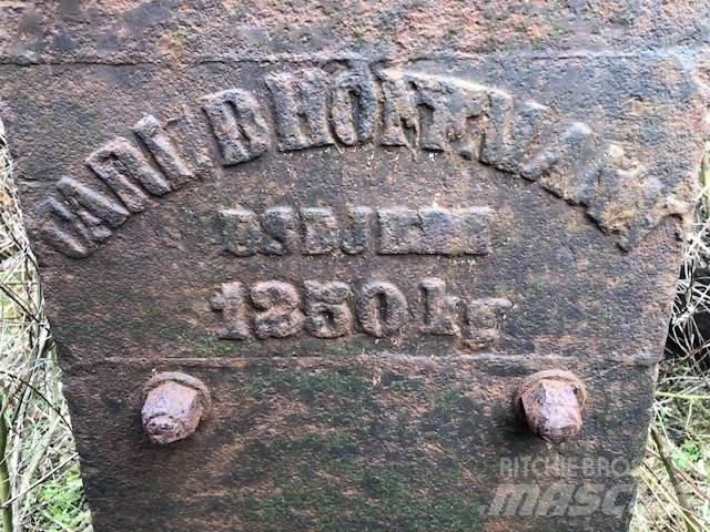 Rammeslag ca. 1250 kg Ostale komponente za građevinarstvo