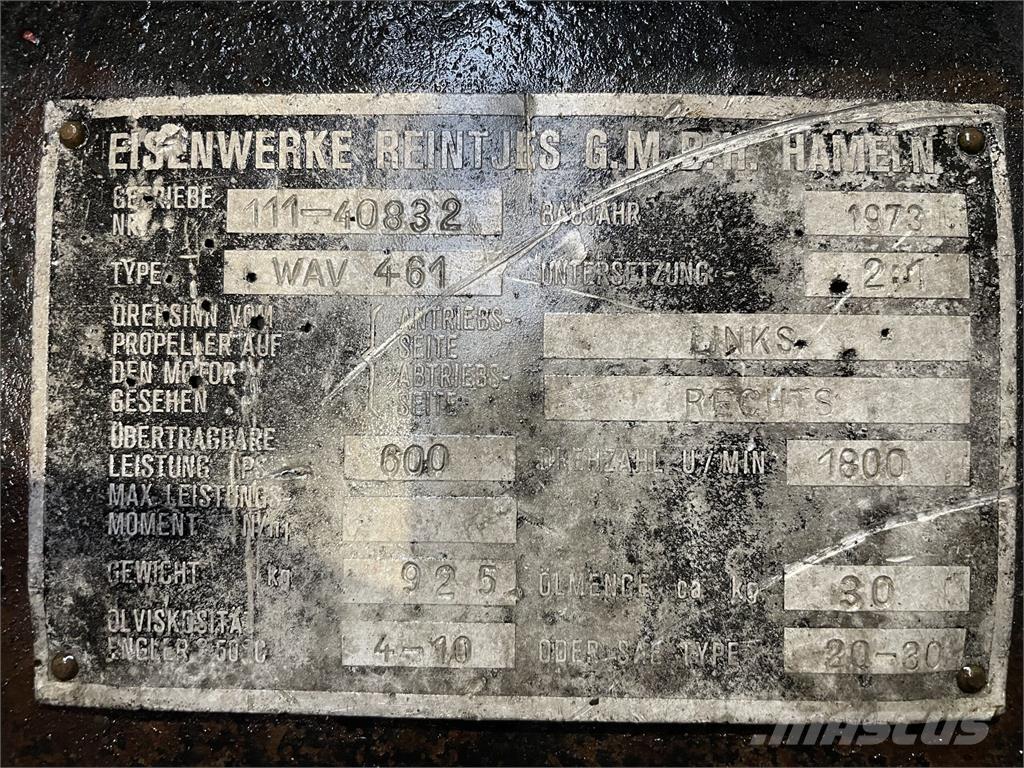 Reintjes WAV 461 Gear Menjači