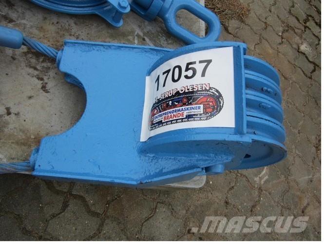  Wireblok med 4 wirehjul Delovi i oprema za kran