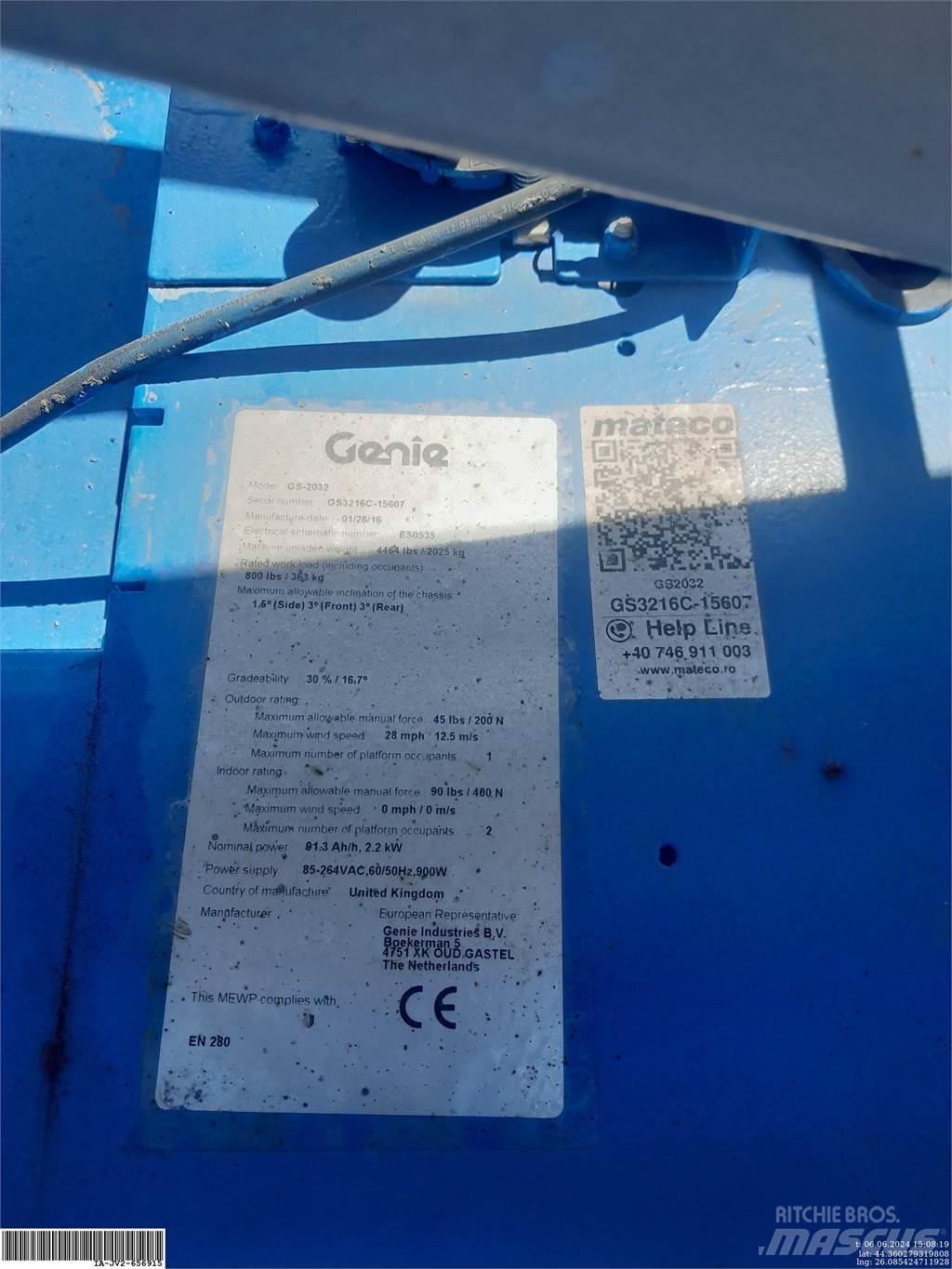 Genie GS2032 Makazaste platforme