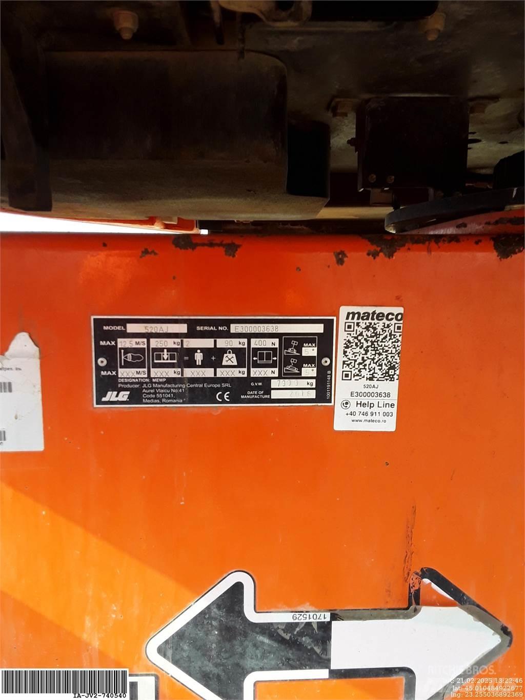 JLG 520AJ Zglobne podizne platforme