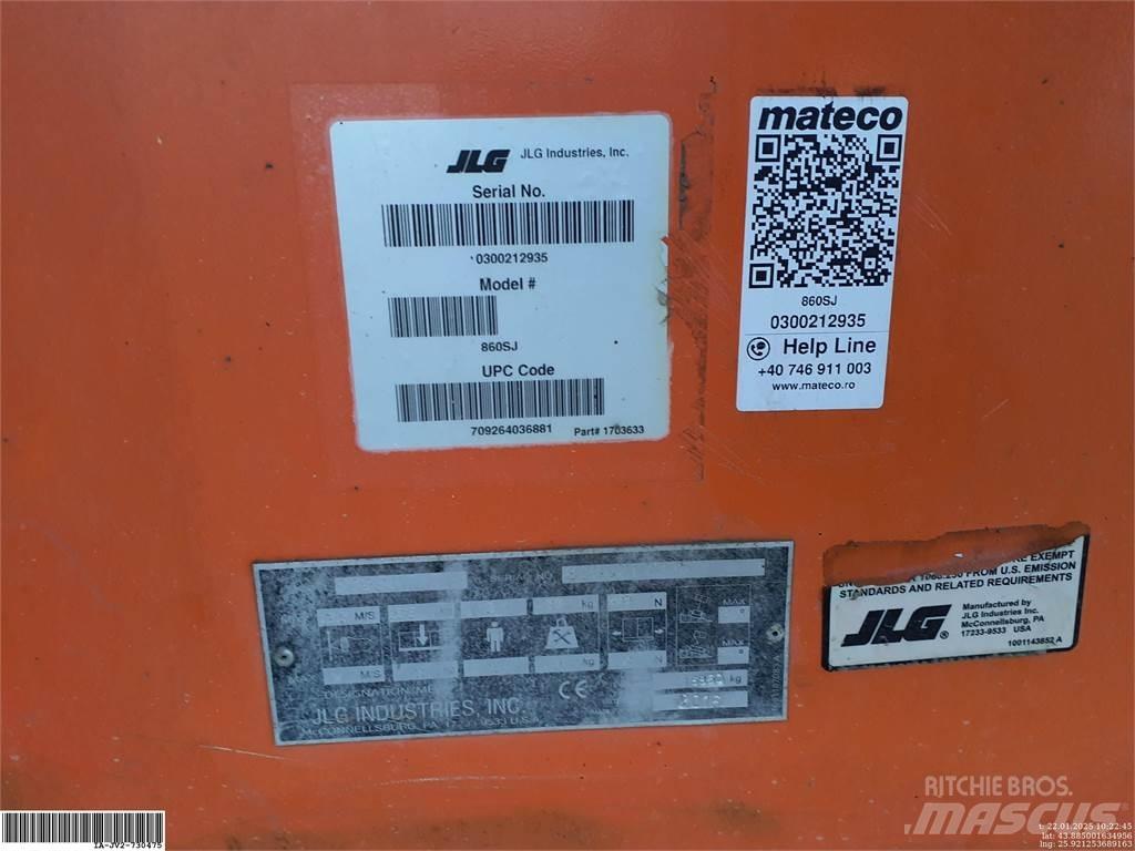 JLG 860SJ Zglobne podizne platforme