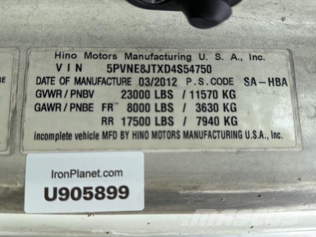 Hino 268 Sanduk kamioni