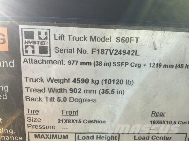 Hyster S60FT Električni viljuškari