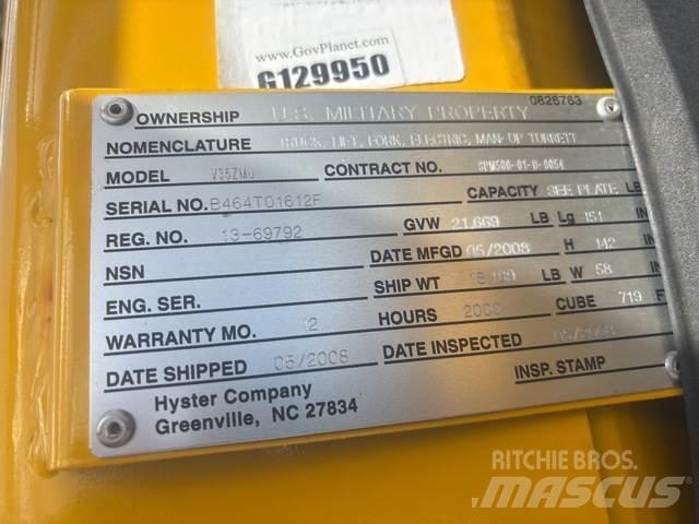 Hyster V35ZMU Srednje dizajući komisioni viljuškar