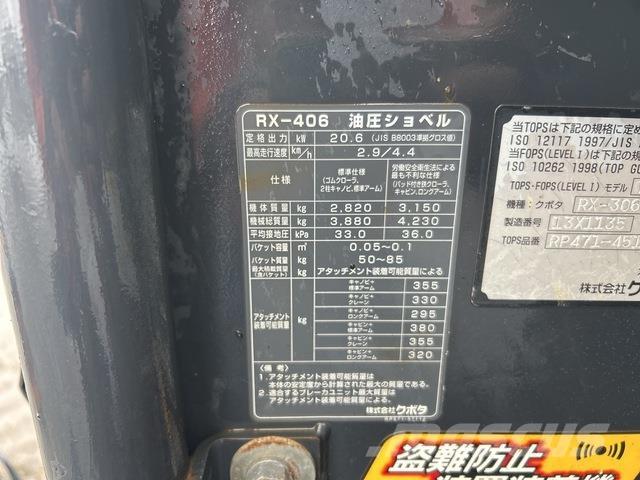 Kubota RX-406 Mini bageri < 7t