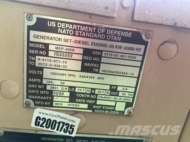  MCII MEP-805B Dizel generatori