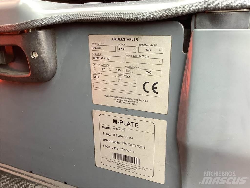 Toyota 8FBM16T Električni viljuškari