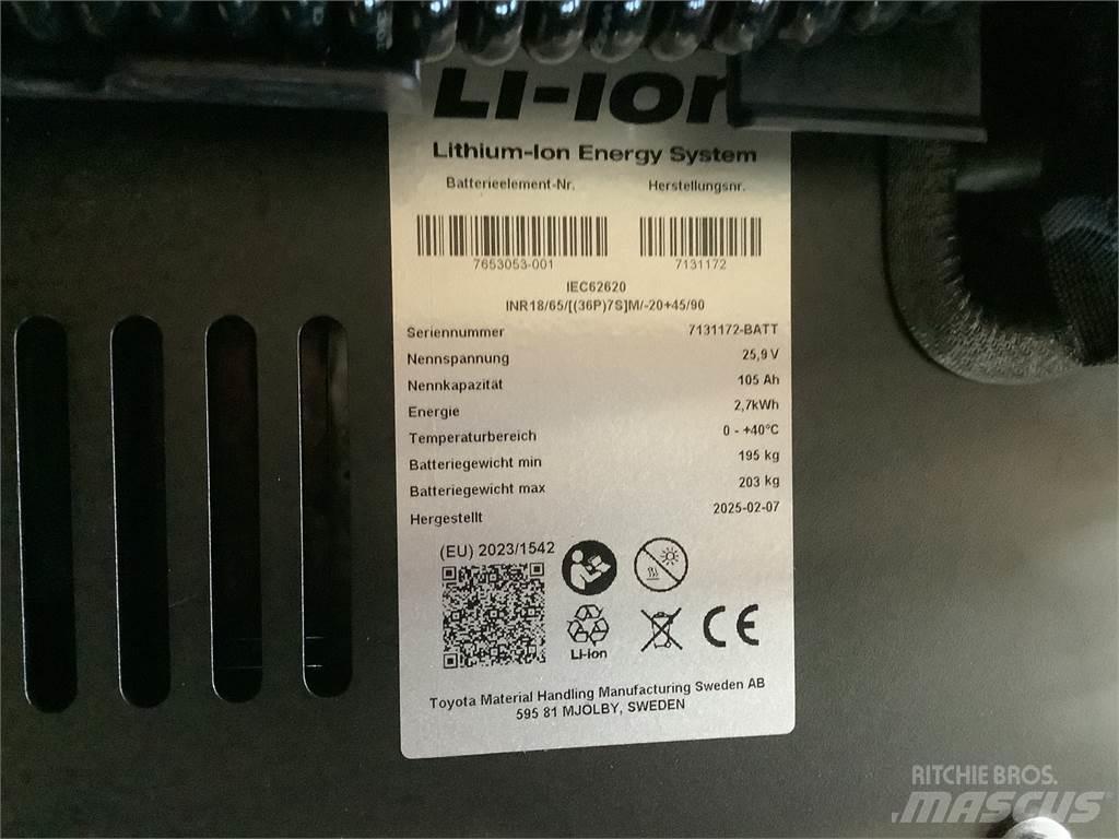 Toyota SWE120L Ručni električni viljuškar