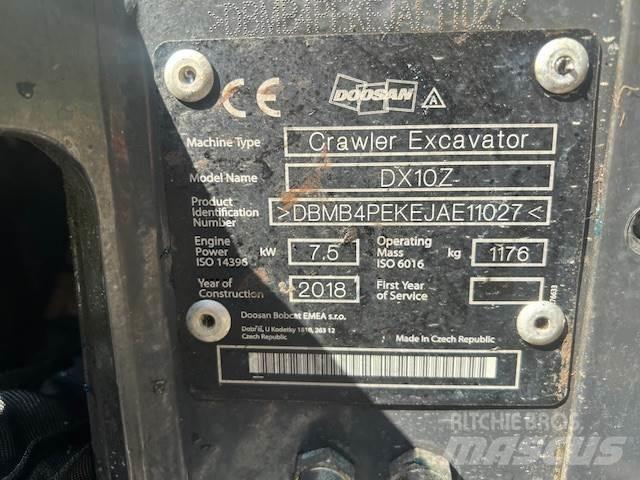 Doosan DX10Z Midi bageri 7t – 12t