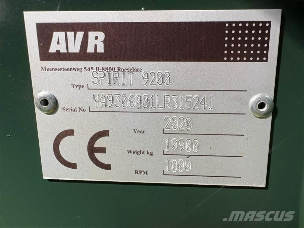 AVR SPIRIT 9200 Kombajni i kopači za krompir