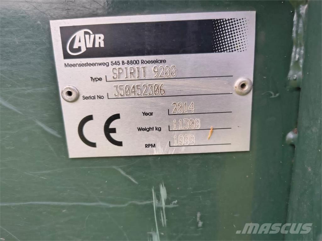 AVR SPIRIT 9200 Kombajni i kopači za krompir