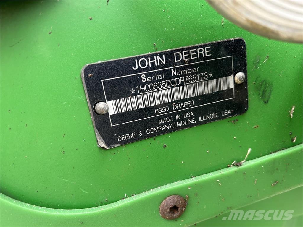 John Deere 635D Glave hederi za kombajne