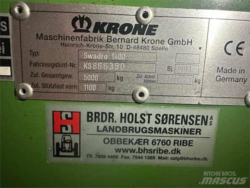 Krone SWADRO 1400 Okretači i sakupljači sena