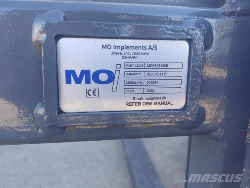 MO PALLEGAFFELSÆT Prednji utovarivači i bageri