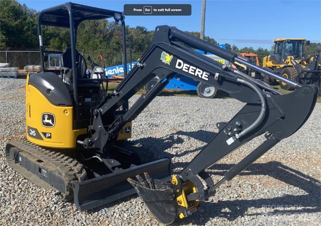 John Deere 26 P Mini bageri < 7t
