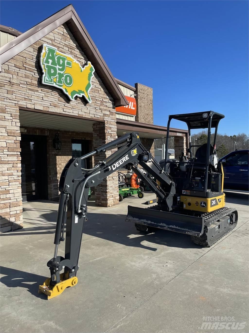 John Deere 26 P Mini bageri < 7t