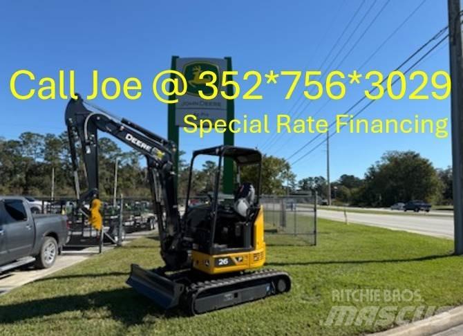 John Deere 26 P Mini bageri < 7t