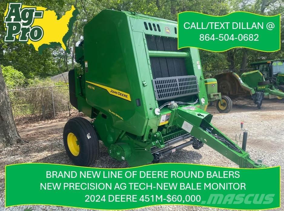 John Deere 451M Prese/balirke za rolo bale