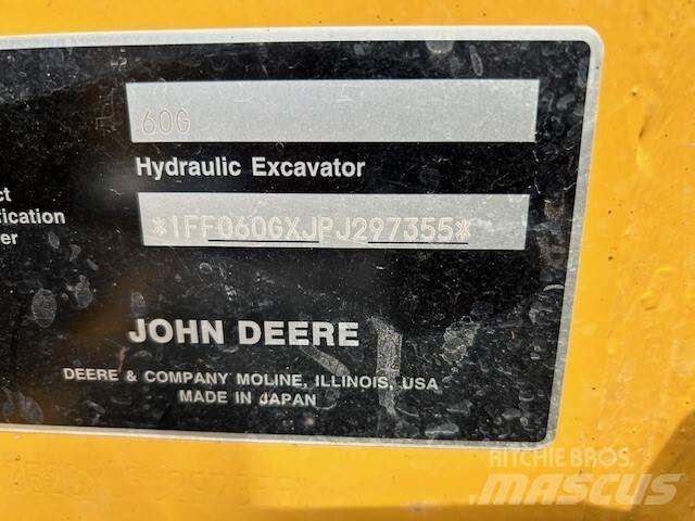 John Deere 60G Mini bageri < 7t