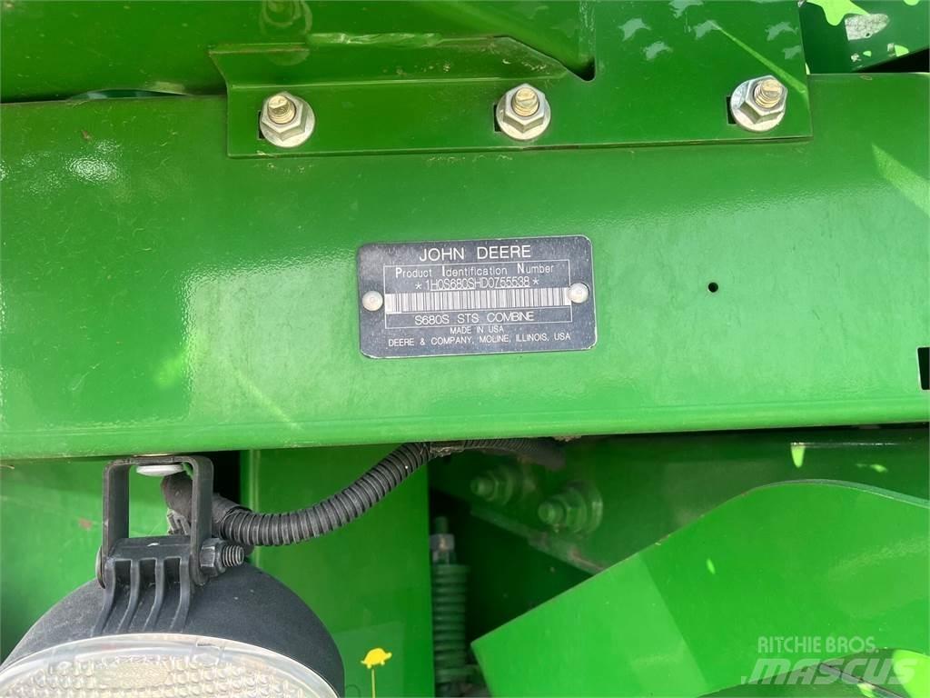 John Deere S680 Kombajni