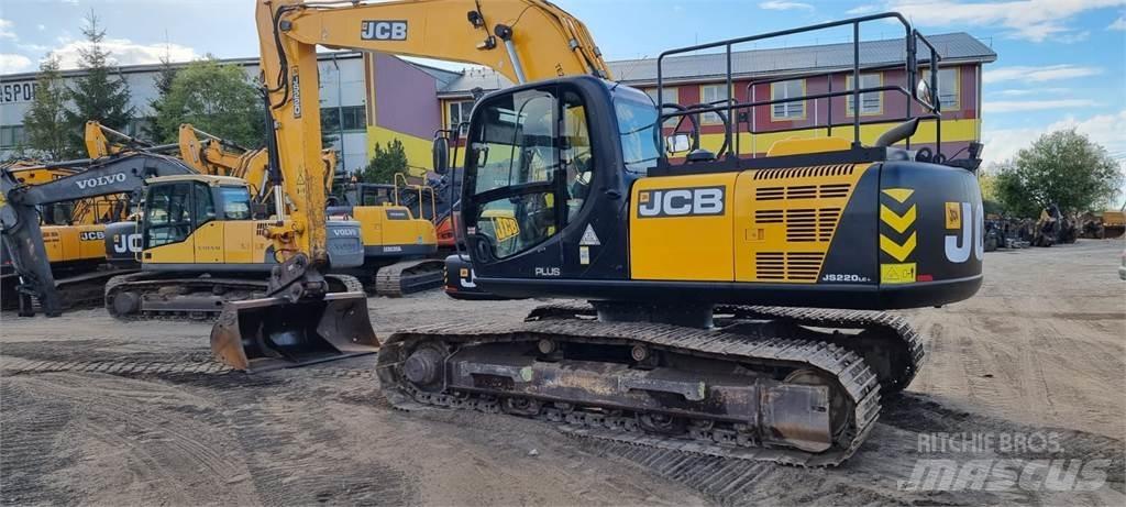 JCB JS220LC Plus + Bageri guseničari