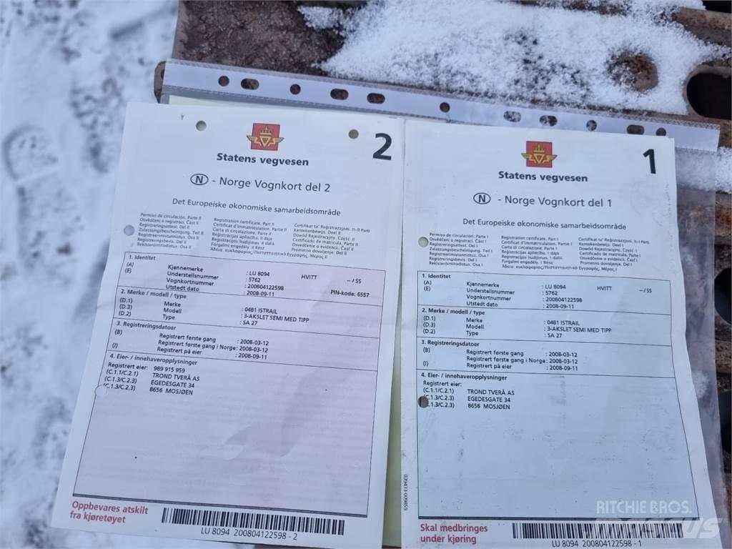 Krone ISTRAIL Poluprikolice polu kiperi