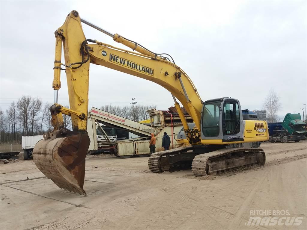 New Holland E385 Bageri guseničari