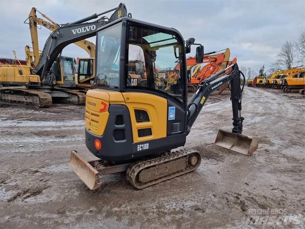 Volvo EC18D Mini bageri < 7t