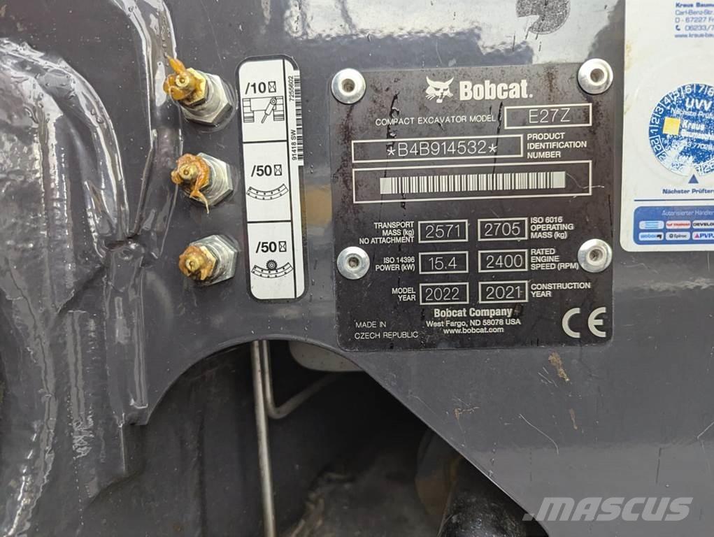 Bobcat E 27z Mini bageri < 7t