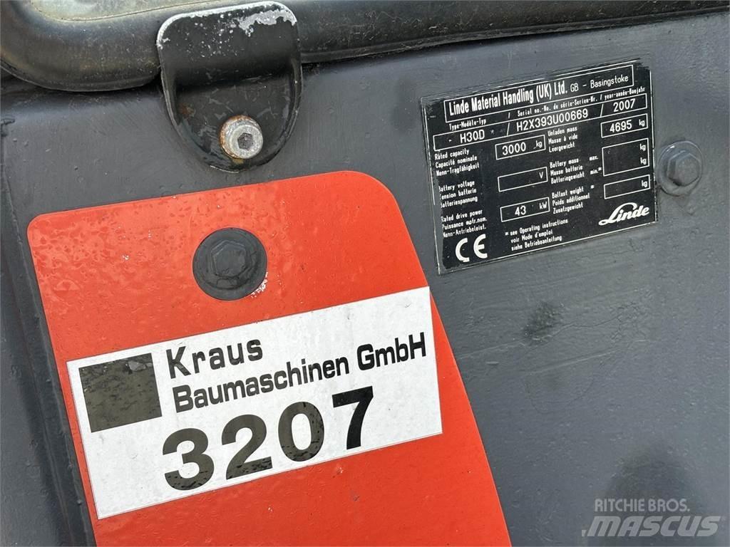 Linde H30D Viljuškari - ostalo