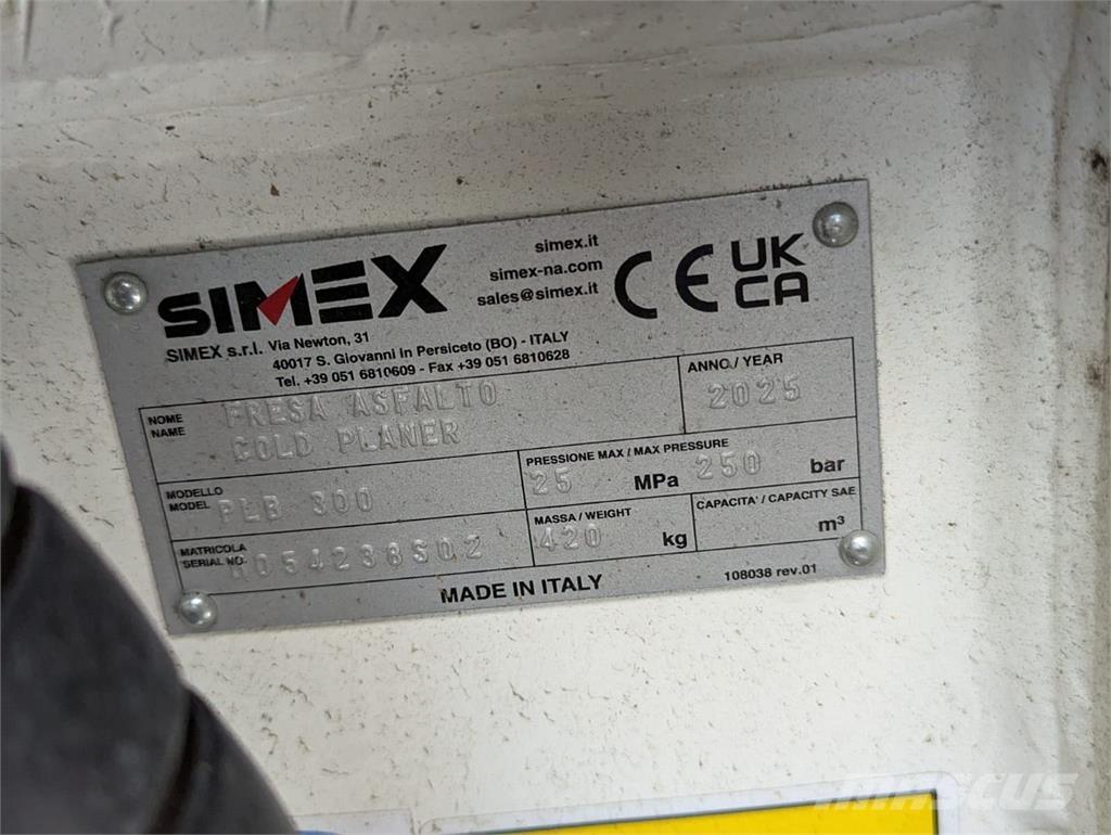 Simex PLB300 Ostale komponente za građevinarstvo