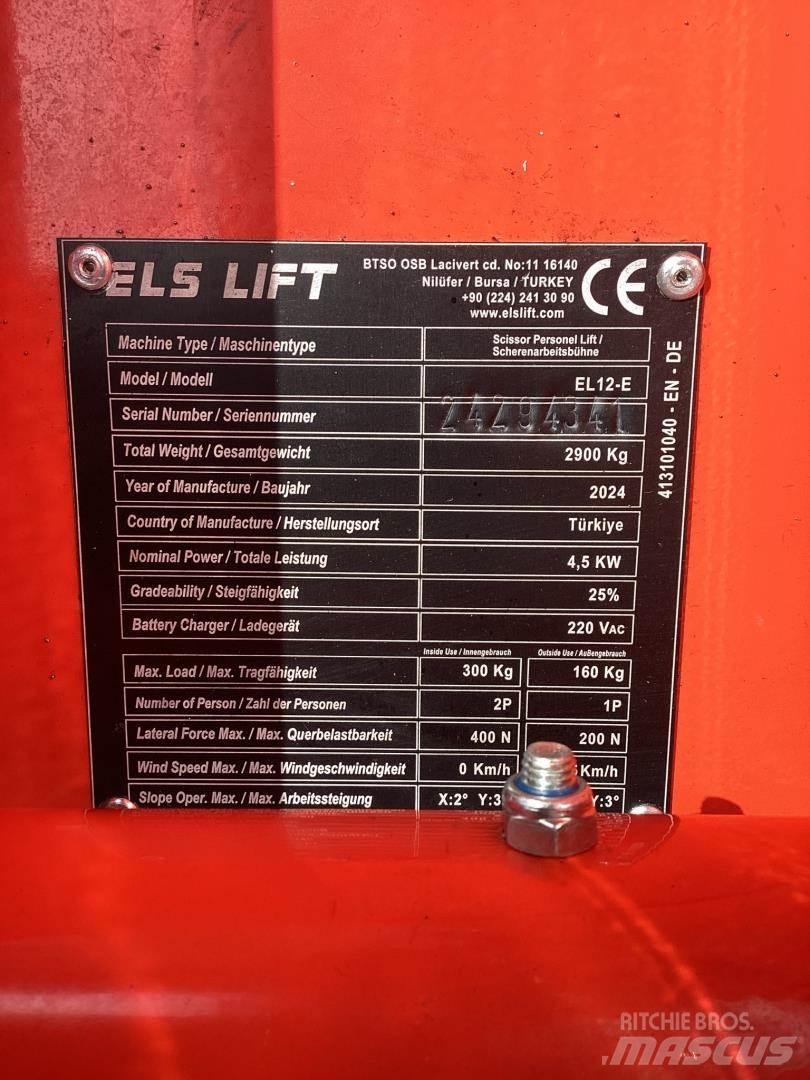 ELS LIFT EL12E Makazaste platforme