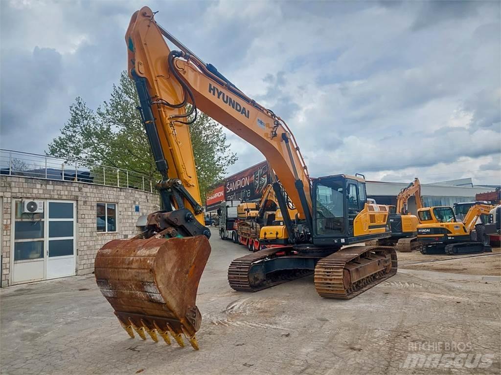 Hyundai HX330L Bageri guseničari