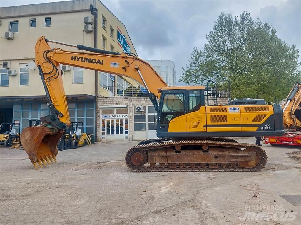 Hyundai HX330L Bageri guseničari