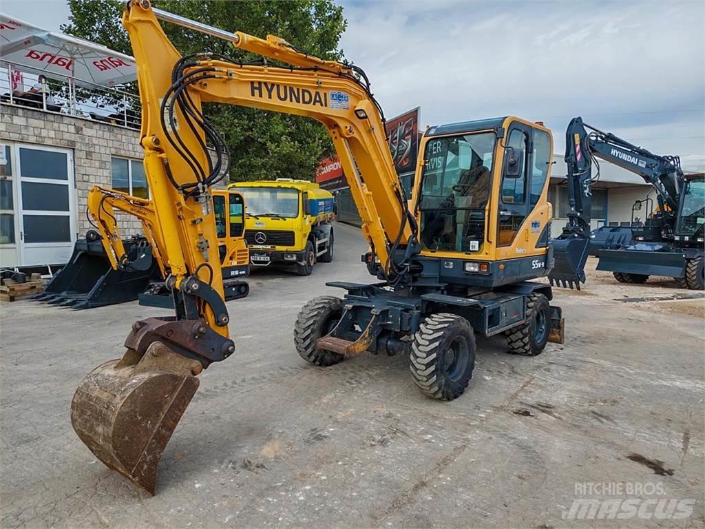 Hyundai R55W-9 Mini bageri < 7t