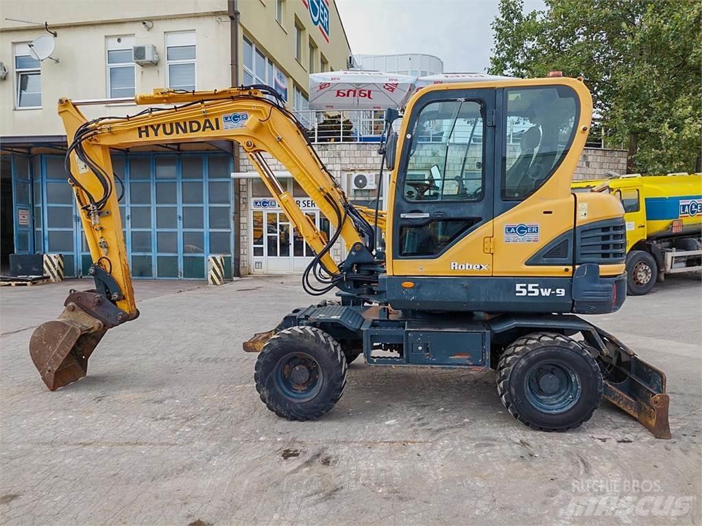 Hyundai R55W-9 Mini bageri < 7t