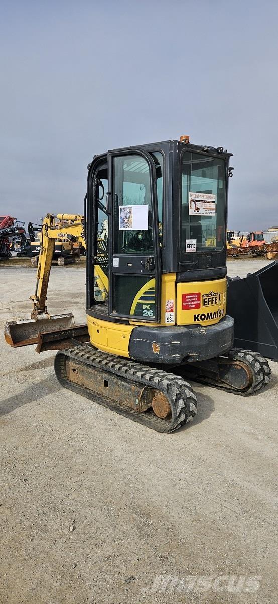 Komatsu PC26MR-3 Mini bageri < 7t