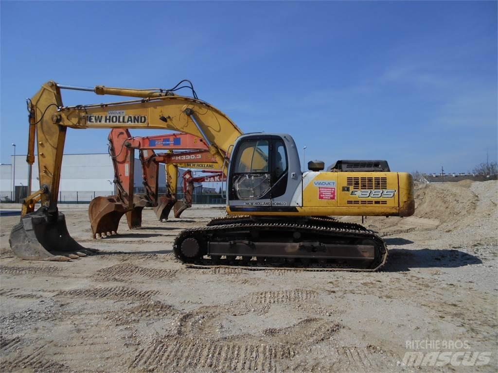 New Holland E385EL Bageri guseničari