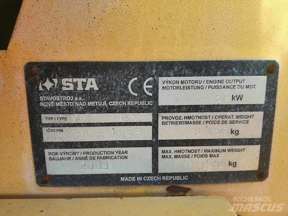Stavostroj STA VH 700 AK Valjci sa duplim bubnjem