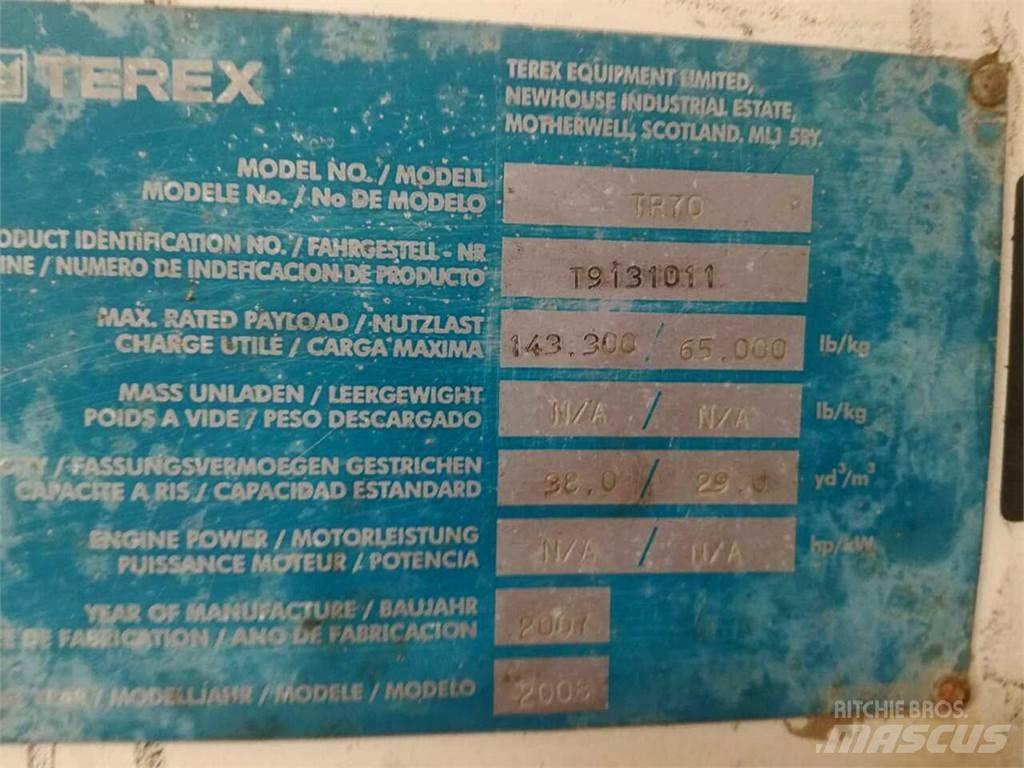 Terex TR70 Damperi za gradilište