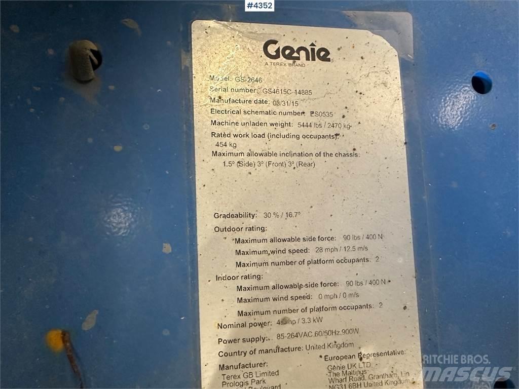 Genie GS-2646 Ostali kranovi i platforme