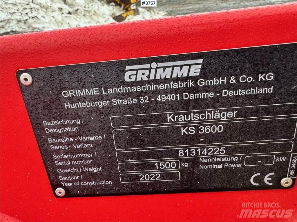 Grimme KS3600 Ostale komponente za građevinarstvo