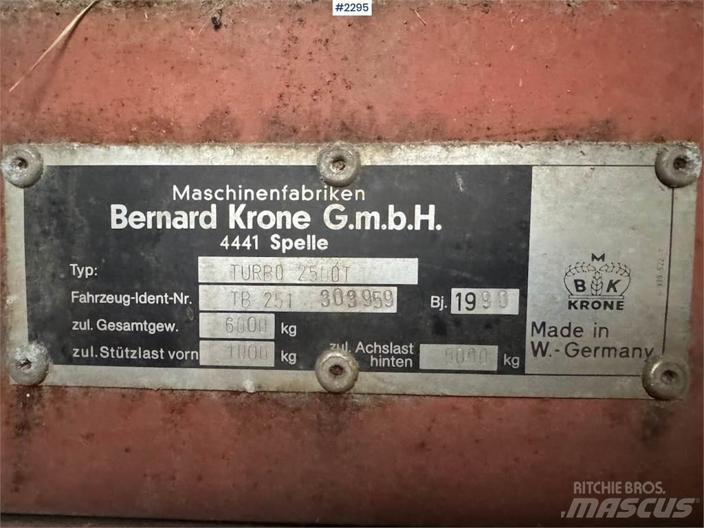 Krone Turbo 2500 Ostala oprema za žetvu