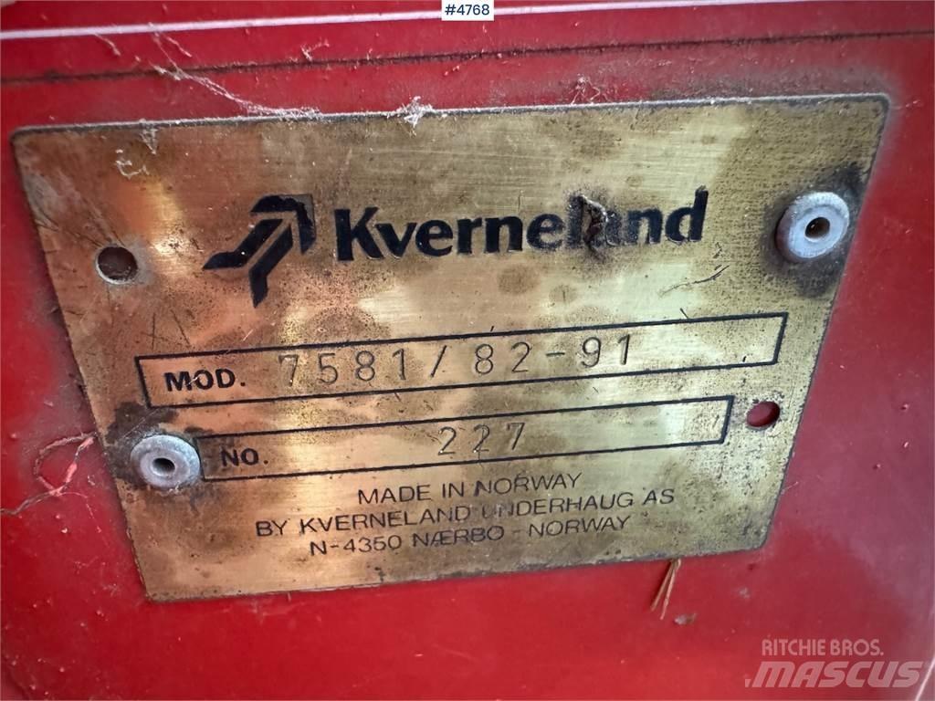 Kverneland 7581 Ostala oprema za žetvu